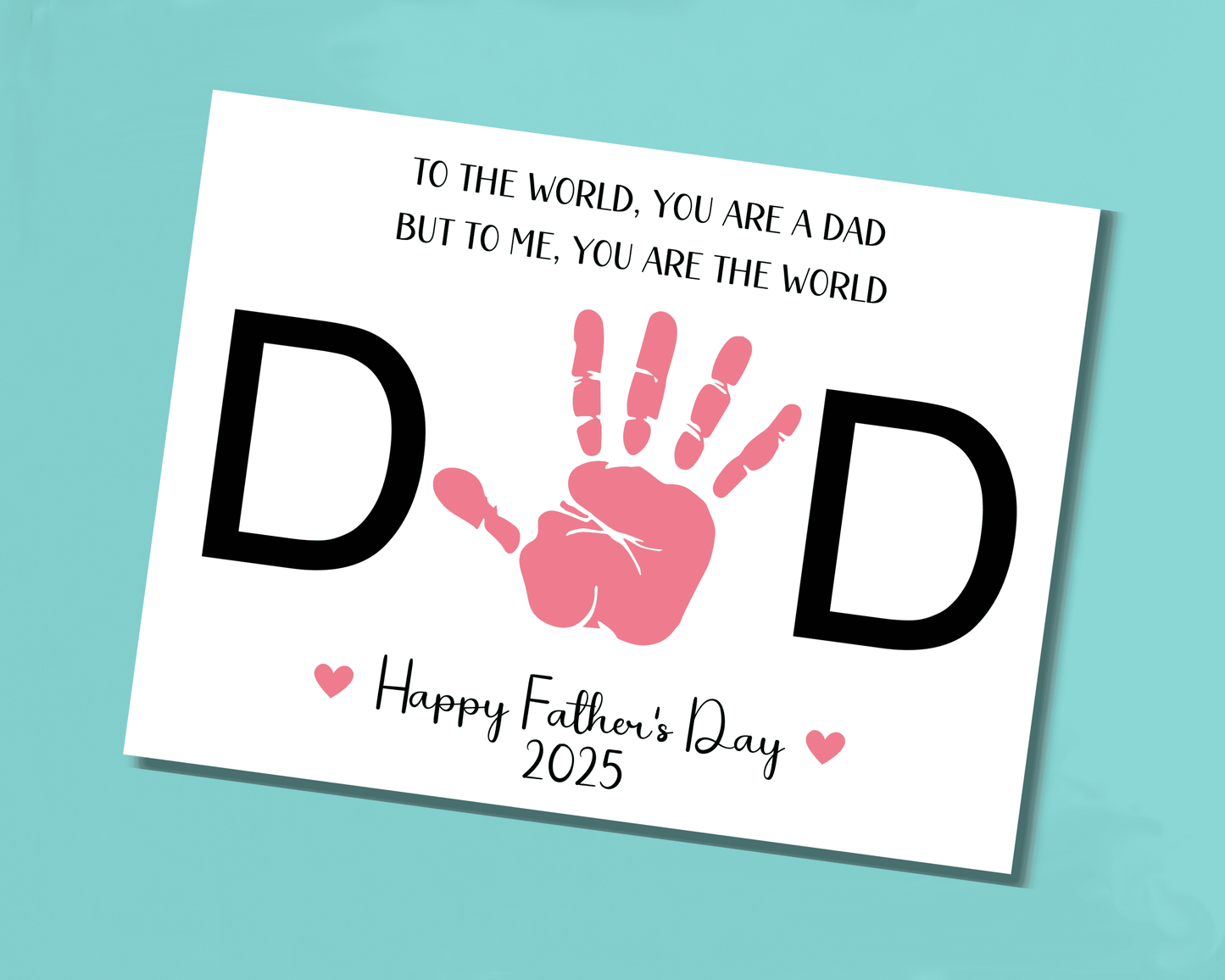 Fathers Day Handprint Art