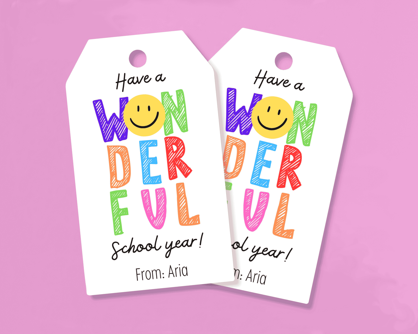 EDITABLE Teacher Appreciation Gift Tag