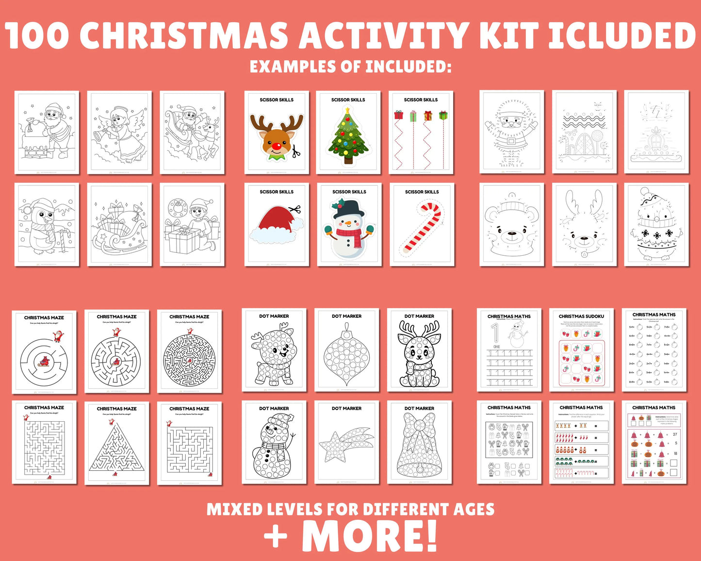 40 Scenes Easy Printable Elf Kit