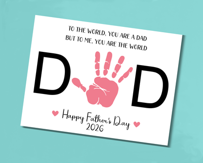 Fathers Day Handprint Art