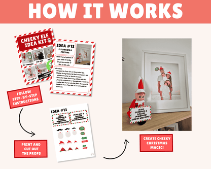 40 Cheeky Scenes Easy Printable Elf Kit