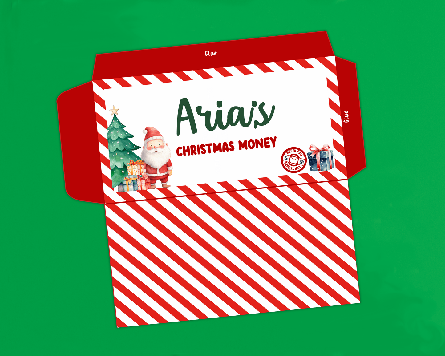 EDITABLE Christmas Money Envelope Template