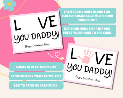 Printable Handprint Art for Dad