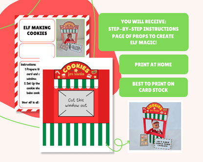 Elf Cookie Stand Set