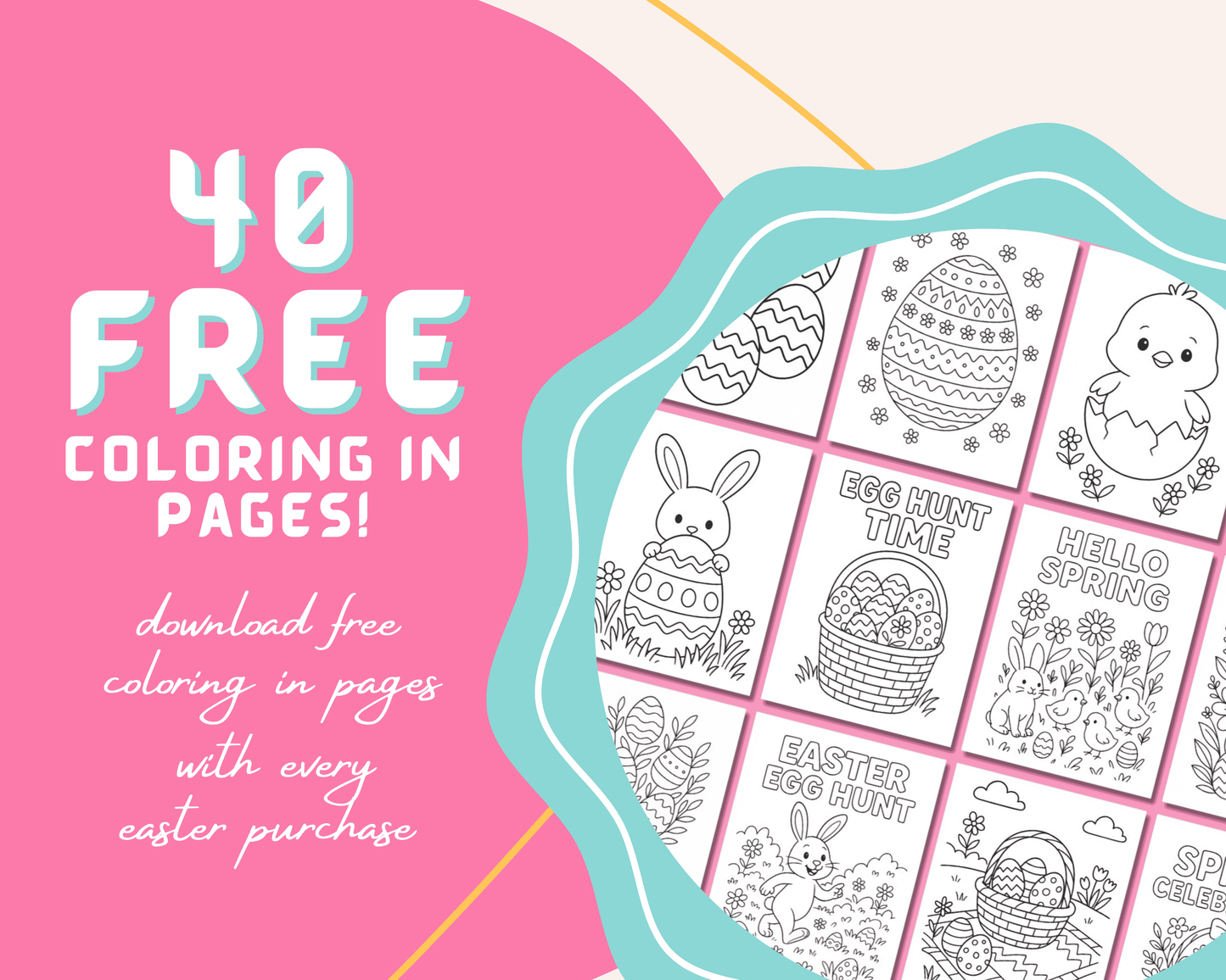 Easter Bunny Bundle – Colorful Bunny Bait Tag, Letter, Certificate, Gift Tags & Activity Pages