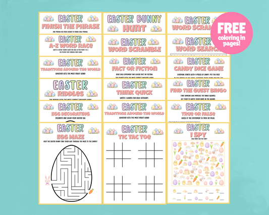 Easter Game & Activities Bundle