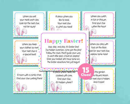 Editable Easter Egg Treasure Hunt, Kids Easter Activities