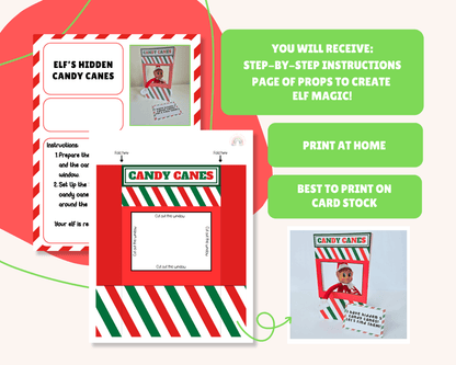 Elf Candy Candy Stand Set