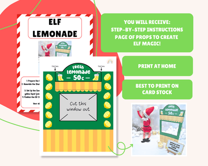 Elf Lemonade Stand Set