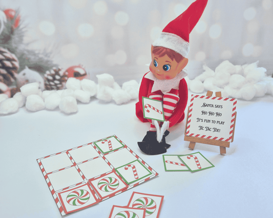 Elf Tic Tac Toe Set