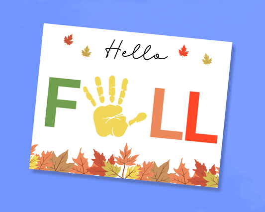 Fall Leaf Handprint Craft