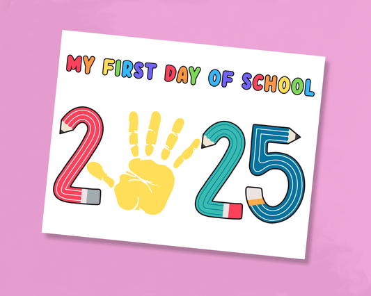 First Day Of School Handprint Craft