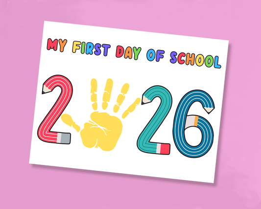 First Day Of School Handprint Craft
