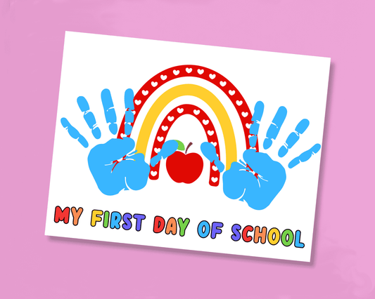 First Day Of School Handprint Craft