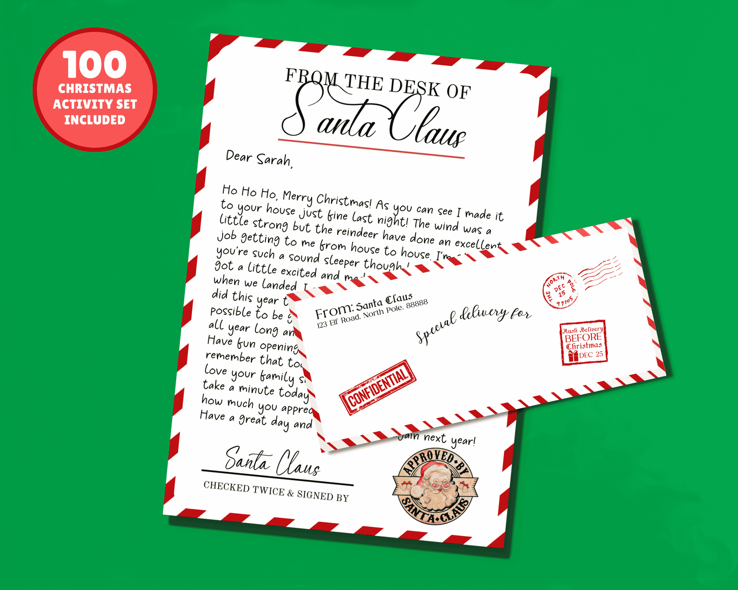 EDITABLE Letter to Santa