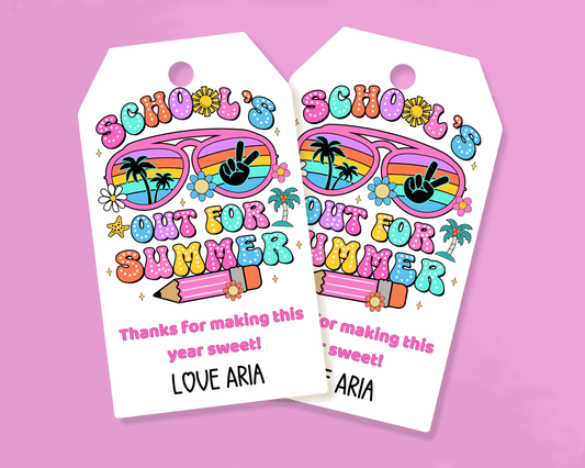 EDITABLE Last Day of School Gift Tag