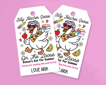 EDITABLE Last Day of School Gift Tag