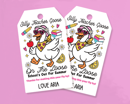 EDITABLE Last Day of School Gift Tag