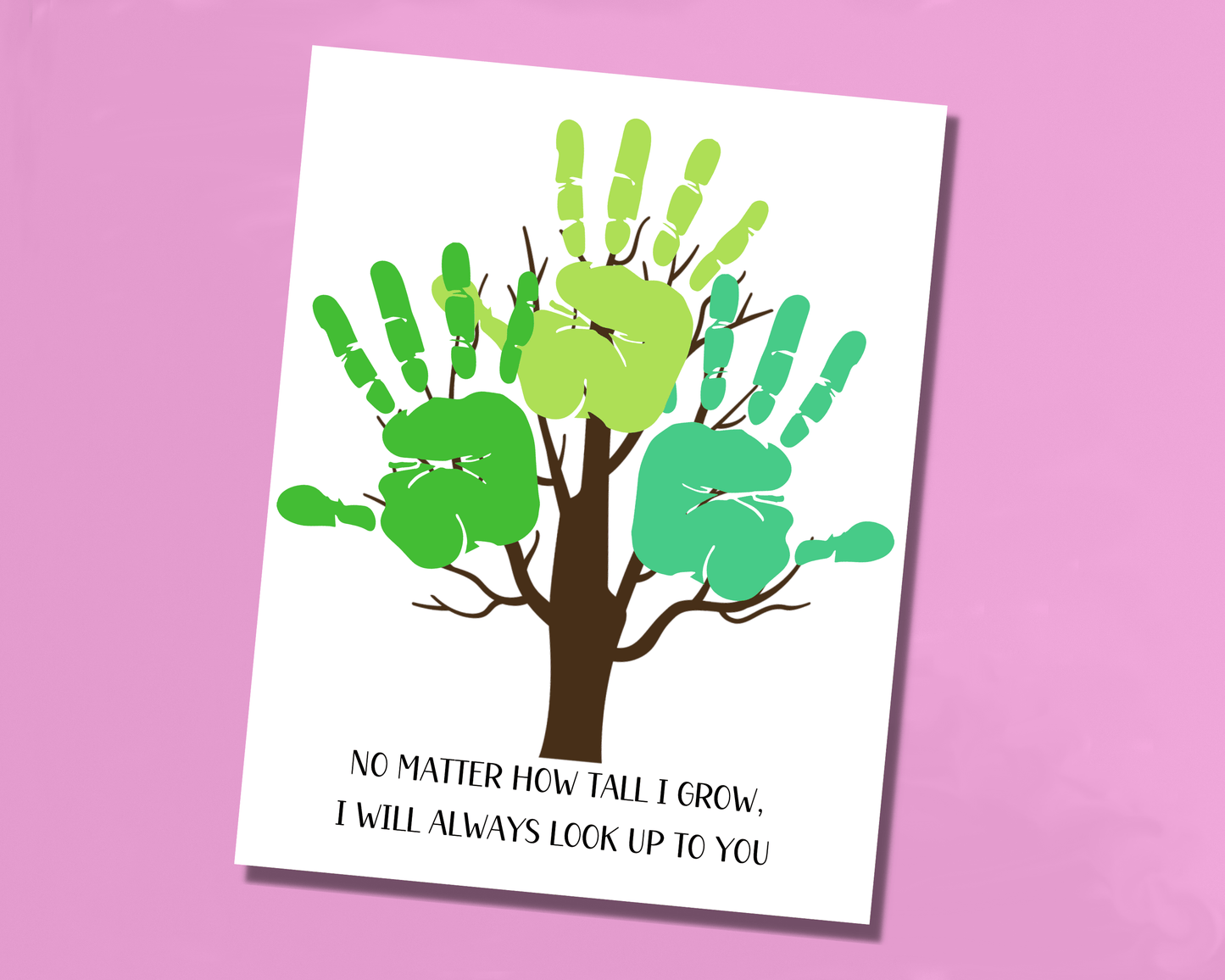 Teacher Appreciation Tree Handprint Art