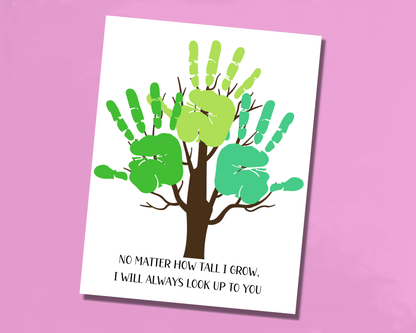 Teacher Appreciation Tree Handprint Art