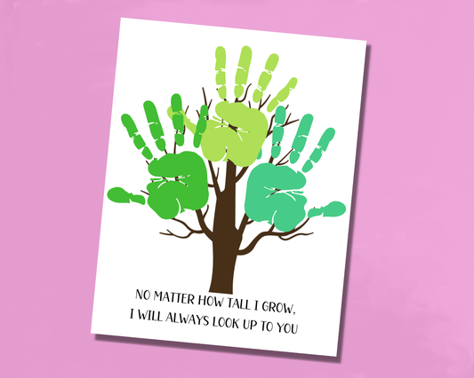 Teacher Appreciation Tree Handprint Art
