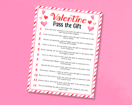 Valentine Word Search Game