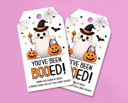 You've been Booed Gift Tags (Non-Editable)