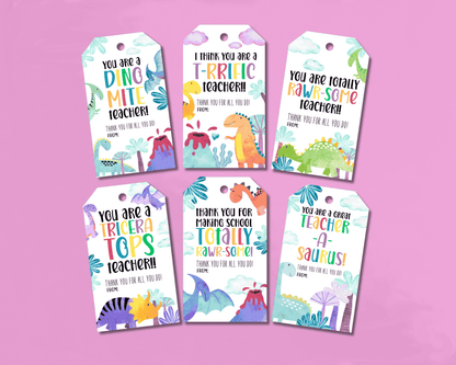 EDITABLE Teacher Appreciation Gift Tag