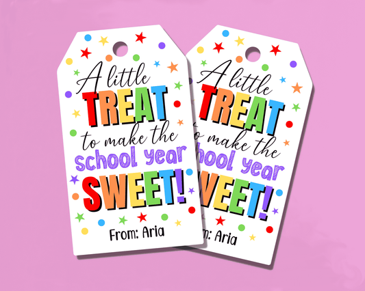 EDITABLE Teacher Appreciation Gift Tag