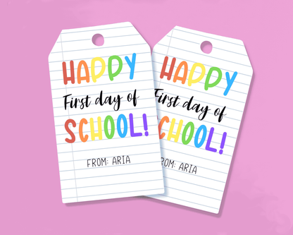 EDITABLE Teacher Appreciation Gift Tag