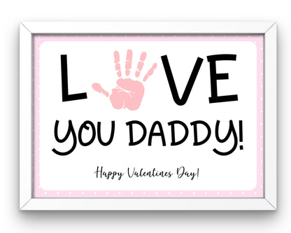 Printable Handprint Art for Dad