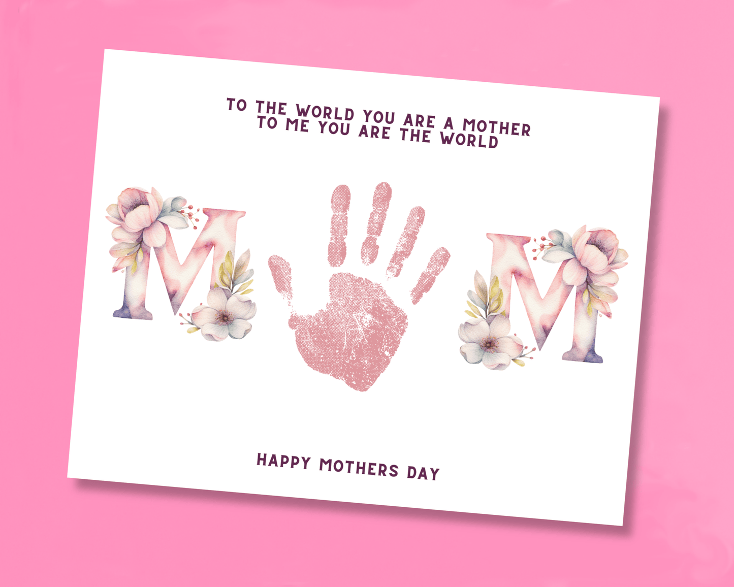 Mother's Day Handprint Craft