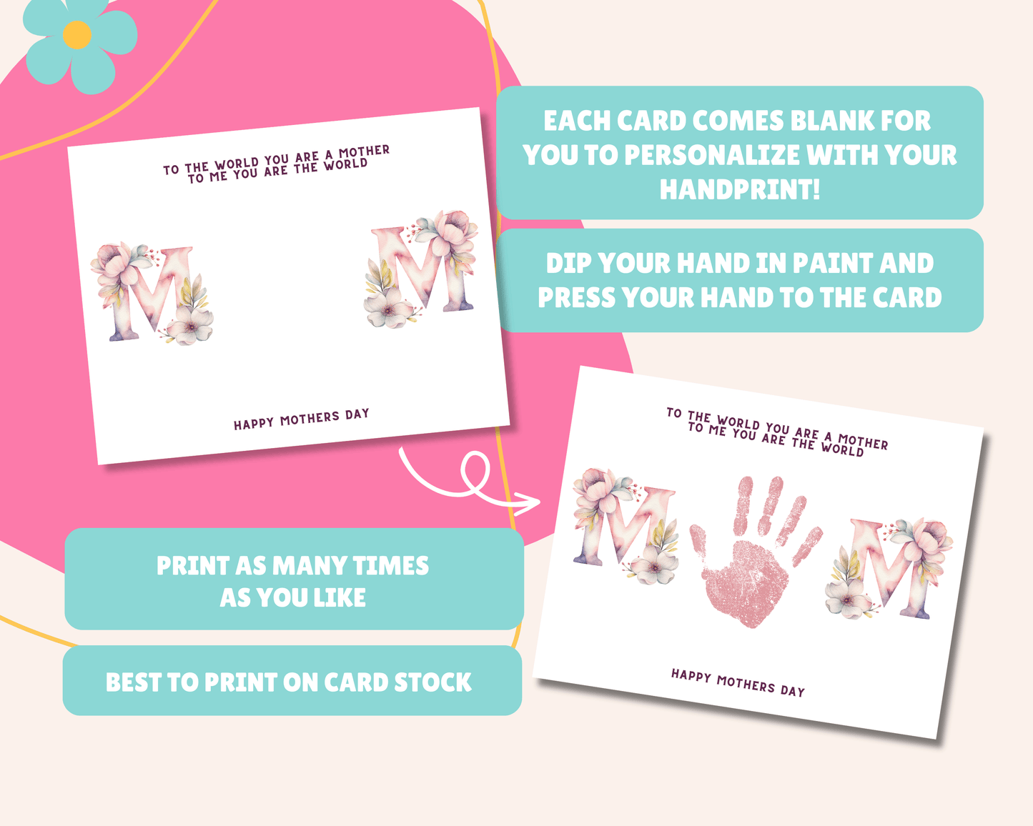 Mother's Day Handprint Craft