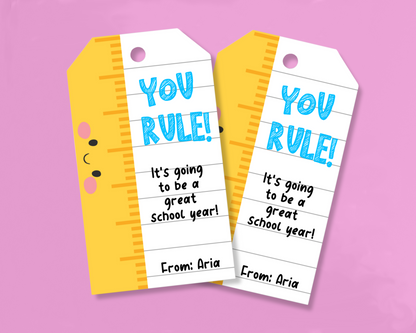 EDITABLE Teacher Appreciation Gift Tag